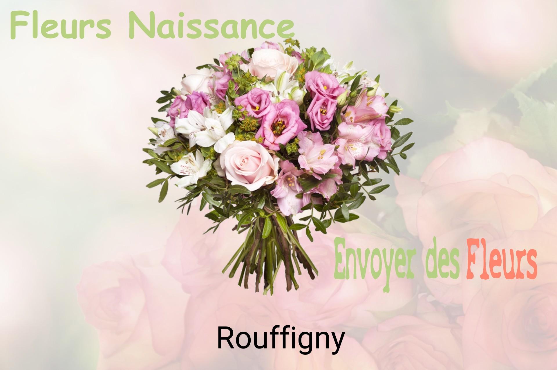 Bouquet de fleurs de naissance livré à Rouffigny